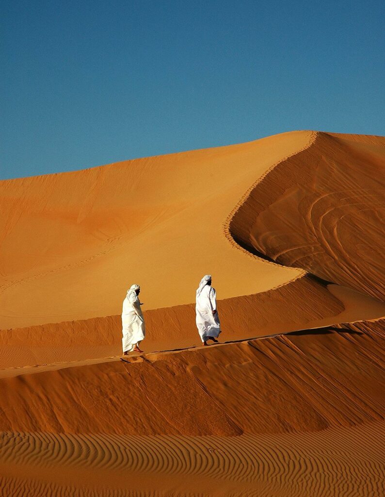 Abu Dhabi Dune Walking by Jake Brewer