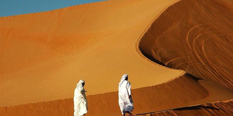 Abu Dhabi Dune Walking by Jake Brewer